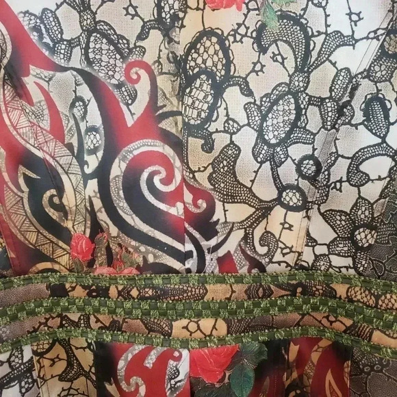 Paris IQ Floral Lace Design Blazer - Picture 5 of 6